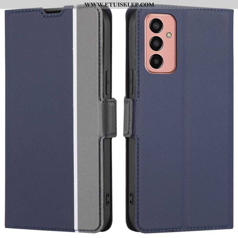 Etui Folio do Samsung Galaxy M13 Ultra Cienki Dwukolorowy